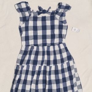 Checkered Girls Dress